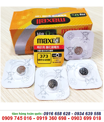 Maxell SR916SW/373, Pin Maxell SR916SW/373 silver oxdie 1.55v /Loại vỉ 1viên 